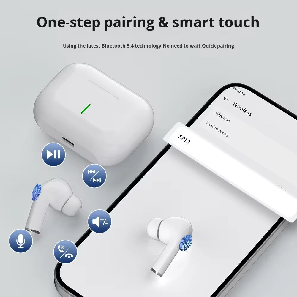 SP13 Wireless Headphones with Long Battery Life, TWS 5.4