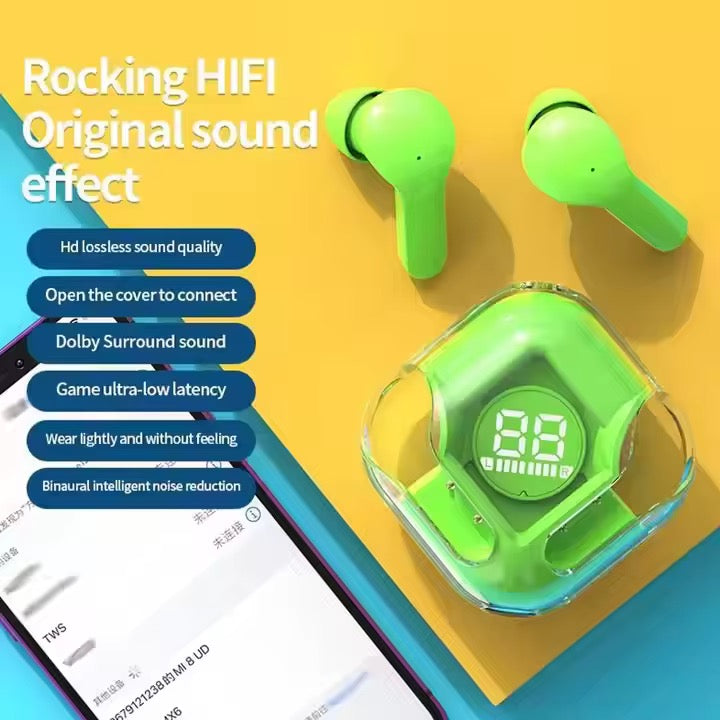 Mini Transparent Crystal case Wireless Auricular A15 Air37 air 37 31 Air31 Tm12