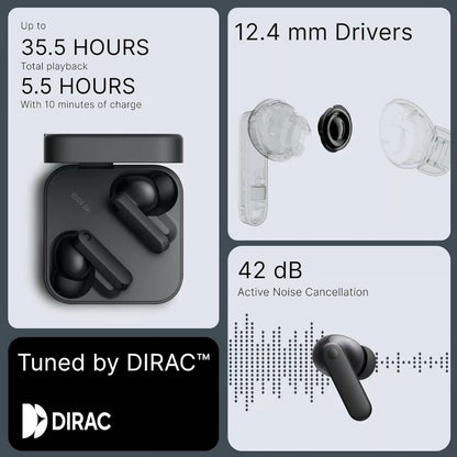 Cmf Buds Earbud Noise-Cancelling Bluetooth Earphones - Orange