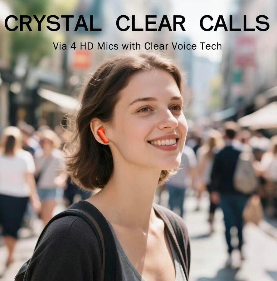 Cmf Buds Earbud Noise-Cancelling Bluetooth Earphones - Orange