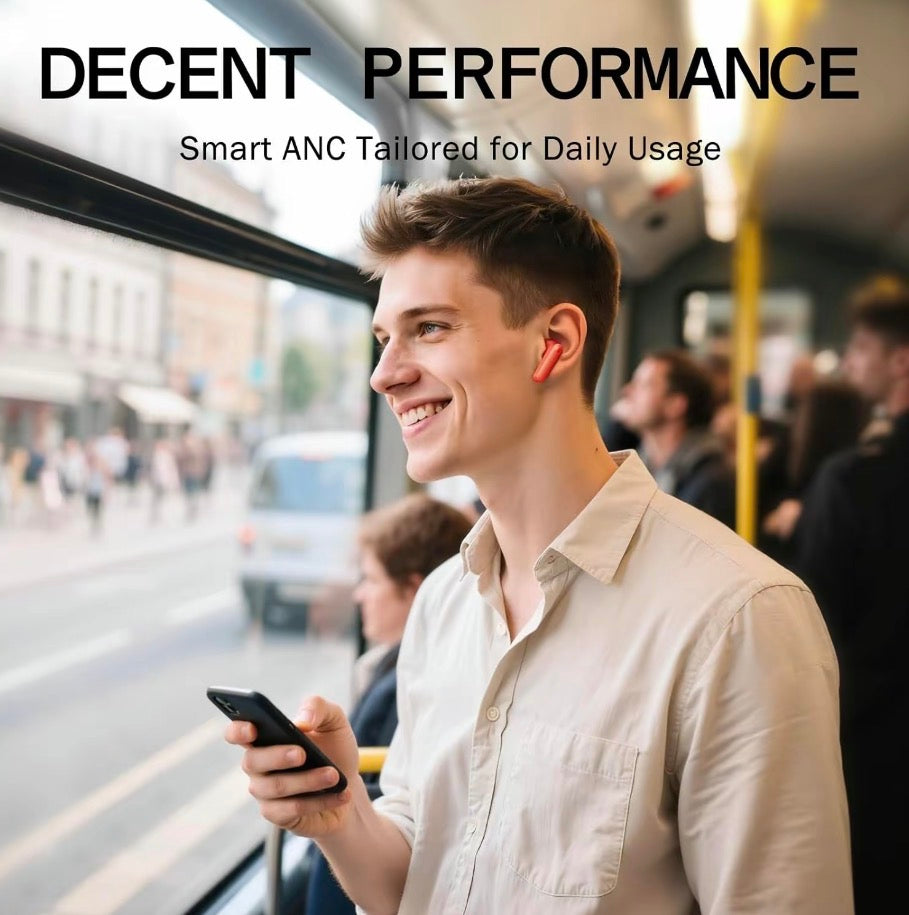 Cmf Buds Earbud Noise-Cancelling Bluetooth Earphones - Orange